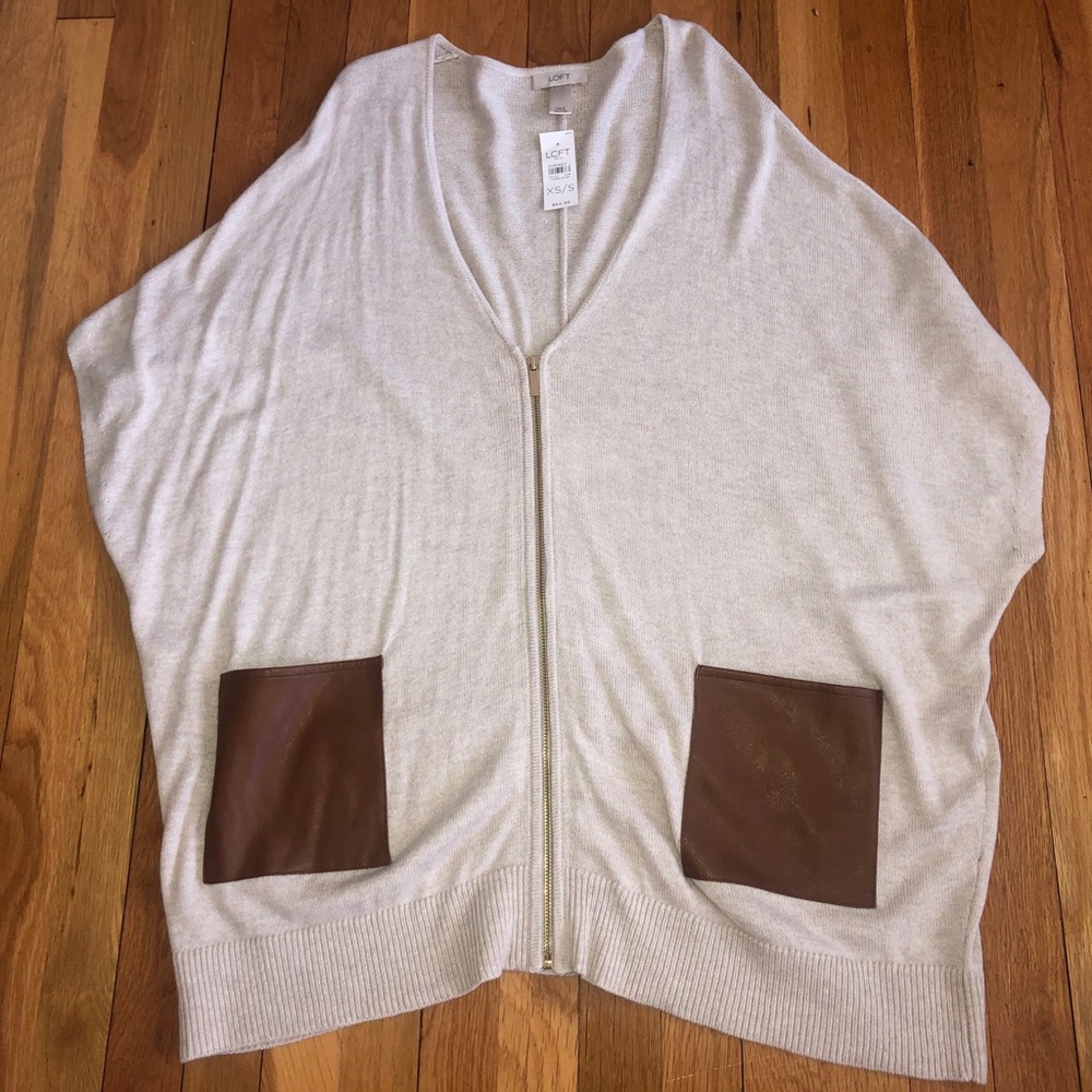 Loft Poncho NWT